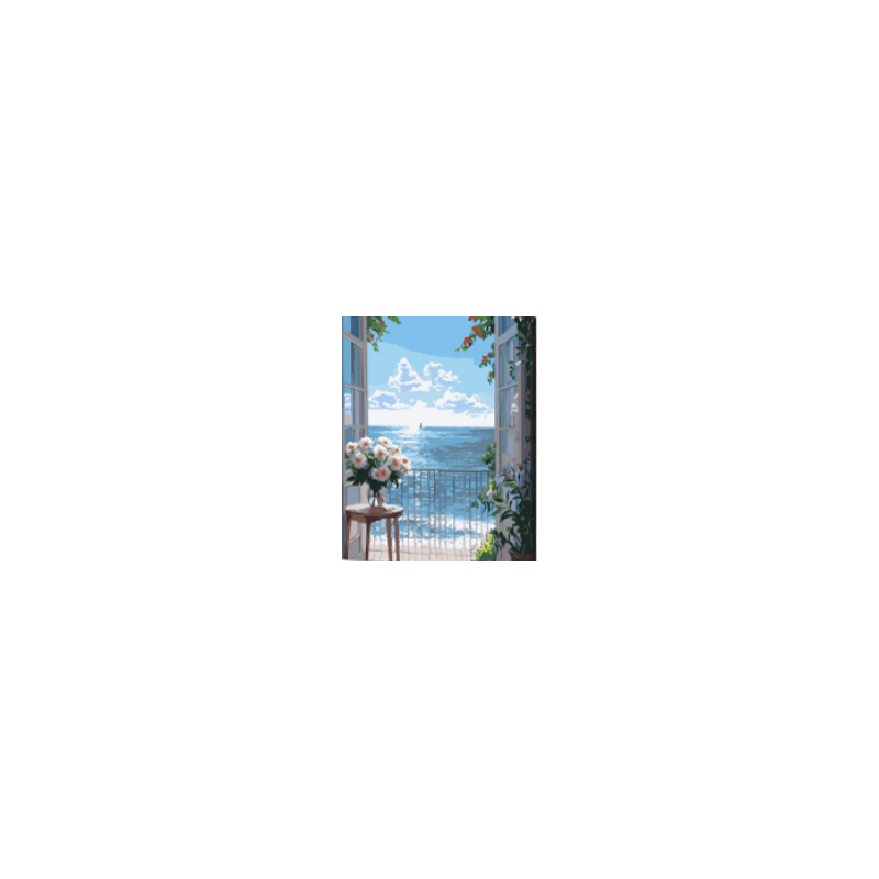 KIT PAINT BY NUMBERS HORIZONTE SERENO 40X50